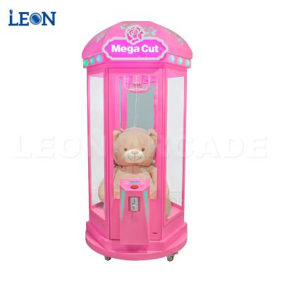 China Metal Kids Rc Clip Dolls Game Led Mini Claw Machine Colorful Light Crane Toy Doll Roy Kawaii Catcher Coin Operated Arcade Good for sale