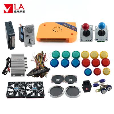 China Pandora's box 9D 2222 in 1 seimitsu sanwa 24mm kit cabinet arcade bartop 30mm led buttons LAS-PD513 arcade stick for sale