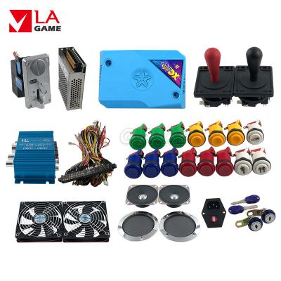 China original pandora's box dx 2992 in 1 normal american switch 4 player arcade cabinet kit arcade joystick happ arcade button LAS-PD122 for sale