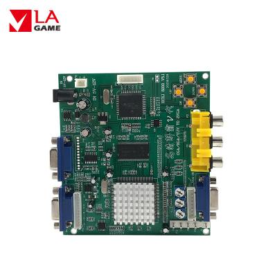 China RGB/CGA/EGA/YUV to VGA Arcade HD Converter Board Game Video Signal Converter Board (2VGA Output) LAS-OA003 for sale