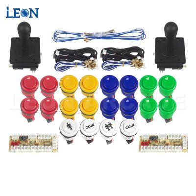 China Arcade Push Button 8 Way Player 28mm Happ Retro Classic Arcade Game Retro Classic Delay Kit USB Zero Encoder Delay Joystick US Zero for sale