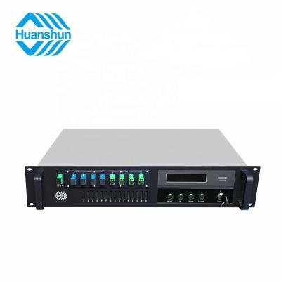 China CATV System Type 4 New 8 16 32 PON 1550nm CATV Fiber Amplifier EDFA With WDM for sale