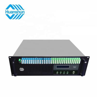 China FTTH EYDFA 1550nm 4/8/16/32/64 port 16-24dB WDM EDFA 30dbm Edfa fiber optic amplifier telecommunication for sale