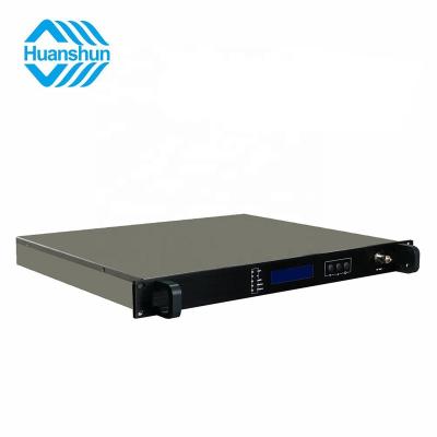 China Hot Selling CATV CATV 1550nm Dual Modulation External Transmitter Power Fiber Optic Transmitter for sale