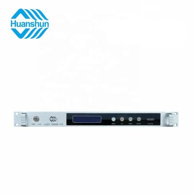 China AUTO CATV Factory Outlet CATV 1550nm 10dBm 20KM DFB Laser WDM Fiber Optic Transmitter for sale