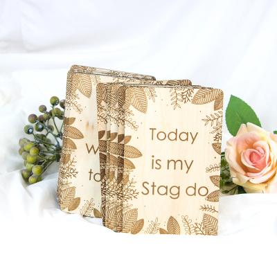 China Europe Personalized Wedding Milestone Countdown Cards Engagement Bridal Shower Gift Social Media Wedding Photo Cards for sale