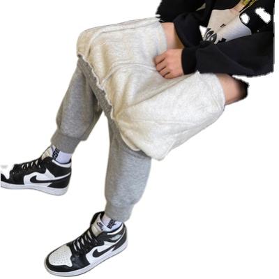 China Stylish breathable, masculine, suede, lambswool, plus-size sweatpants for sale