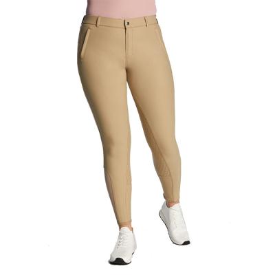 China Quick Dry Women's Full Seat Equestrian Breeches For Women, Silicone Grip Riding Pants for sale