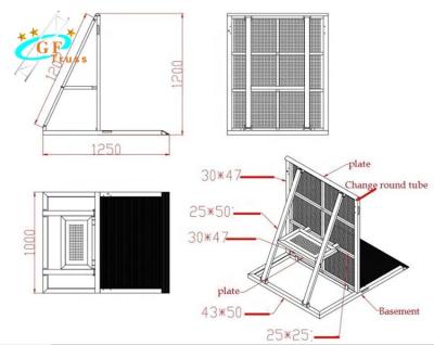 China High Durable Good Quality Aluminum Bar Security Traffic Barrier Explosion Proof Gate For Concert Event for sale