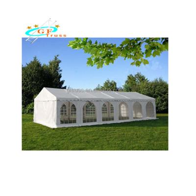 China Waterproof and fireproof aluminum tent 500 people view transparent trade show wedding marquee tent for sale