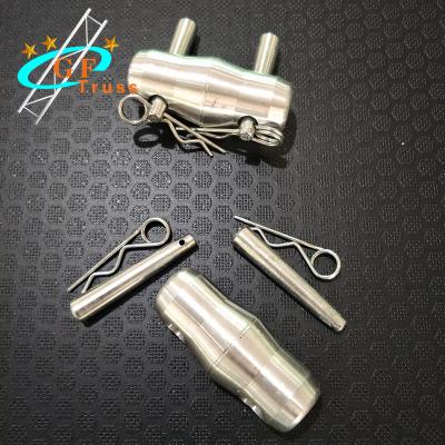 China Boot System Tapered Coupler Aluminum Half With Clips Pins For Boots Sole Adjustment for sale