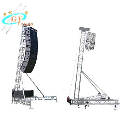 China Durable / Assemble Support Aluminum Line 2022 Array Speaker Truss Stand For Display for sale