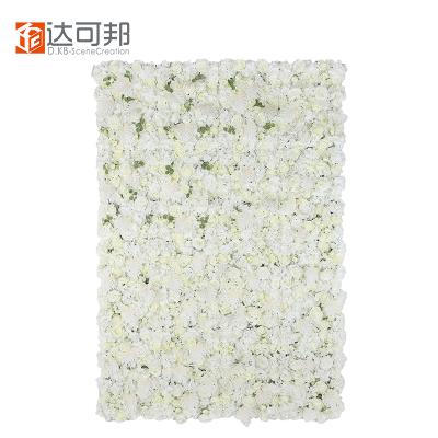 China White flower silk backdrop for wedding hanging decor for backdrop with friendly silk material for sale