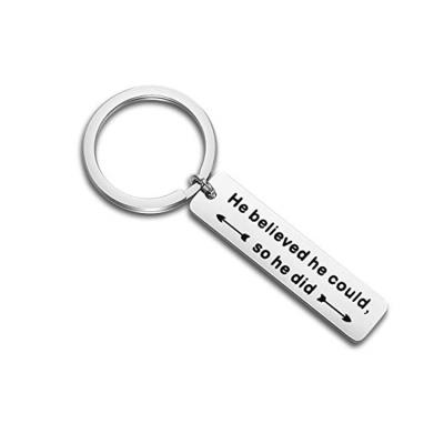 China High Quality Custom Metal Stainless Steel Key Chain With Logo Key Chain for sale