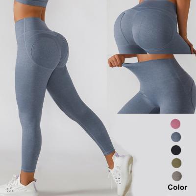 China Breathable RTS 2022 New Customize High Waisted Leggings For Women Gym Fitness Workout Butt Crac! crack! wholesale leggings yoga pants for sale