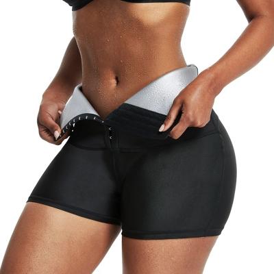 China S-3XL Reversible Sauna Pants Body Shaper Weight Loss Slimming Pants Waist Trainer Shapewear Tummy Hot Fitness Gaiters Thermo Sweat for sale