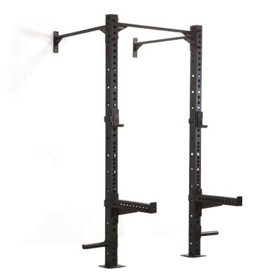 China Universal Professional Gym Fitness Equipment Wall Rack Power Squat Rack Half for sale