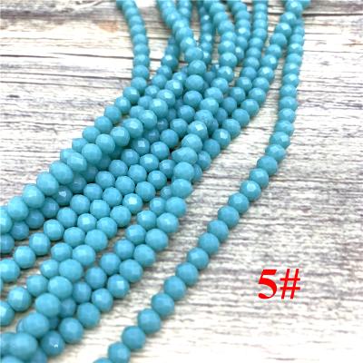 China Other 3x4mm Crystal Rondel Beads Faceted Glass Beads For Jewelry Making DIY Bracelet Necklace Female Jewelry for sale