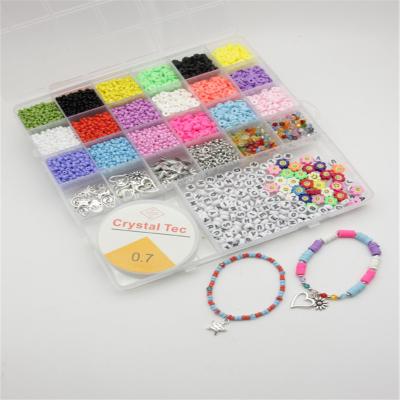 China Crystal Hot Selling DIY Letter Beads 26 Grid DIY Seed Bead Glass Bracelet Sets Women For Jewelry Making for sale