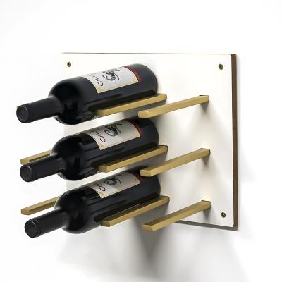 China Convertible Christmas Hotsell Design Fashion Wall Aluminum Wine Display Rack Wine Rack Pegs 2021 New for sale