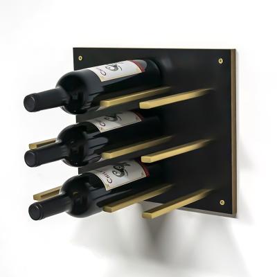 China Factory Supply Convertible Aluminum Wine Pegs Wall Mounted Wine Rack For Cellar Shelf Storage for sale