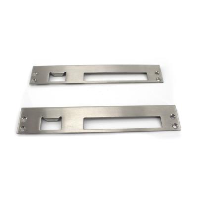 China Wholesale Room Hardware Entry Security Stainless Steel Latch Strike Plate for sale