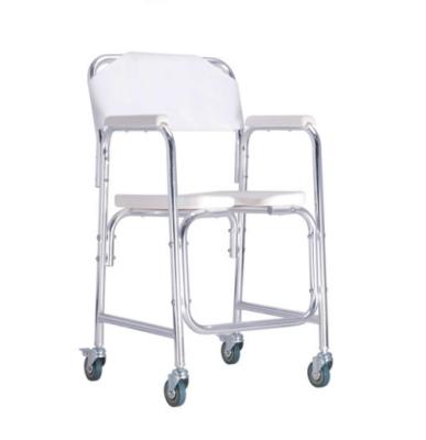 China Lightweight& Foldable& Portable High Quality Foldable Anodized Aluminum Commode Chair For The Disabled And Handicap for sale