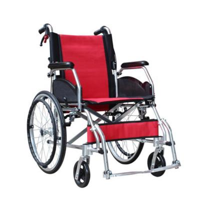 China Hospital / Home Hot Sale Easy Operate Aluminum Alloy Manual Wheelchair for sale