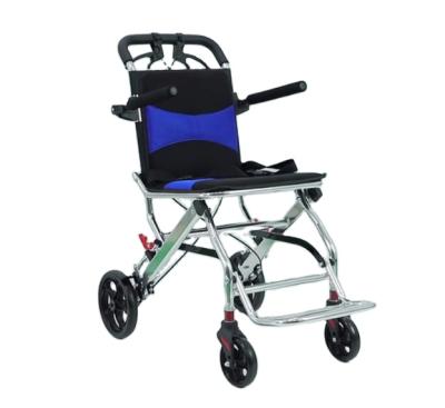 China New Style Lightweight Foldable Lightweight Portable Manual Travel Wheelchair Aluminum Wheelchair For Travel for sale