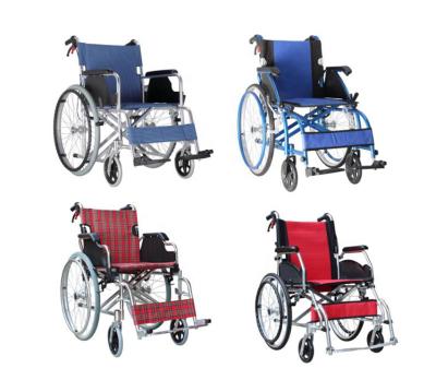 China Hospital / Home PRK863 Lightweight Aluminum Folding Manual Wheelchair With High Quality for sale