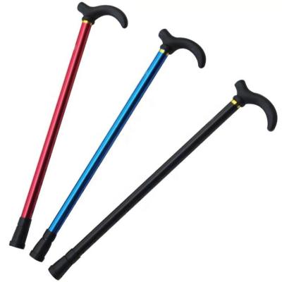 China Aluminum Alloy Adjustable Lightweight Adjustable Walking Canes Retractable Canes With Non-slip Rubber Base for sale