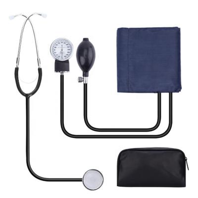 China Convenient Accurate Aneroid Blood Pressure Monitor Manual Arm Sphygmomanometer With Stethoscope for sale