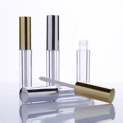 China Wholesale 10ml luxury empty containers eco-friendly custom made empty gloss lip cosmetic packaging transparent white lip gloss wand tubes volume in sale for sale