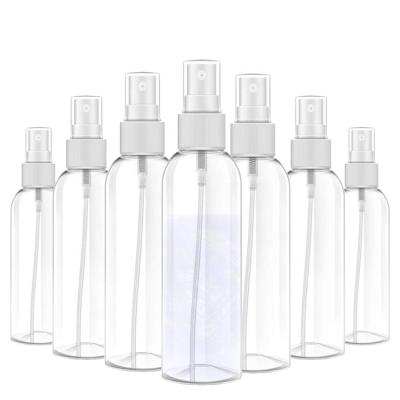 China Mini Small 2oz 4oz 20ml 30ml 50ml 60ml 100ml Wholesale BEAUTY Perfume Good Clear Empty Mist PET Plastic Spray Bottles PACKAGING Bottles for sale