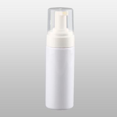 China Hengmeirui 100/120/150/200/250ML Household Products Packaging With Foam White Cosmetic Pump Plastic Empty Bottles Designed For Face Cleanser for sale