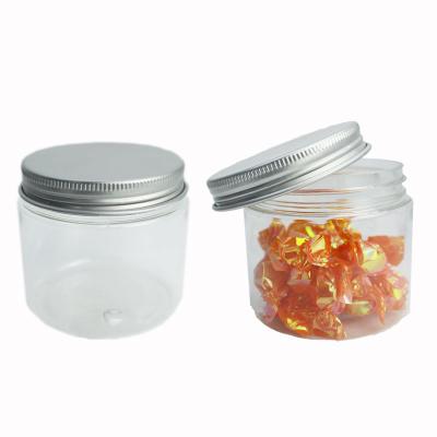 China BEAUTY PACKAGING Free Sample Plastic Bottles And Jars With Aluminum Lids / Plastic Jar 200ml for sale