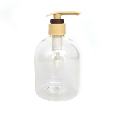 China Newest 500ml Hand Sanitizer Transparent Plastic Bottle Household Products Liquid Soap Bottle With Pressure Sprayer for sale