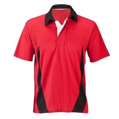 China Wholesale Custom Blue Cotton Polyester Mens Short Sleeve Game Sports Single Sleeve Golf Polo Shirt With Custom Logo for sale