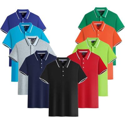 China Anti-Wrinkle Customized Logo Casual High Quality Plus Size Fashionable Golf Unisex Polo Shirts for sale