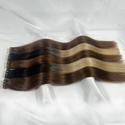 China Hot Sale 100% Natural Curly Hair Pulled Mini Real Curly Yaki Raw Remy Tape In Hair Curly Double Invisible Curly Hair Extensions for sale