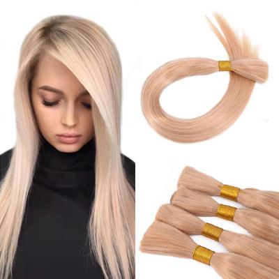 China Silky Straight Silky Straight Fiber Protein Slave Unprocessed Raw Virgin Stretch Bundles Pre Bulking Hair Extensions for sale