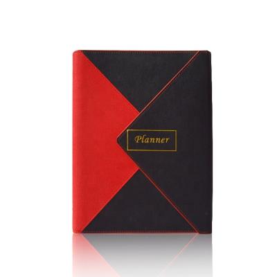 China Amazon magnetic sells a5 planner grebiche notebook 6 leather rings for sale