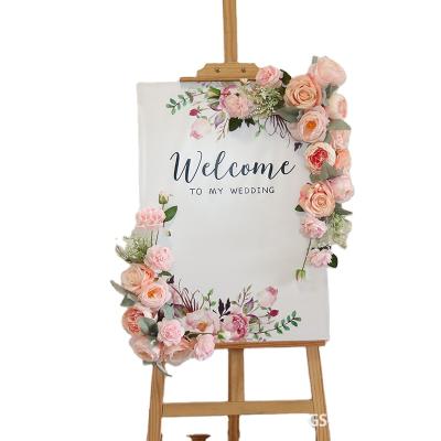 China Custom Modern Craft Wedding Welcome Sign Board Welcome Sign Wedding Decoration For Display for sale