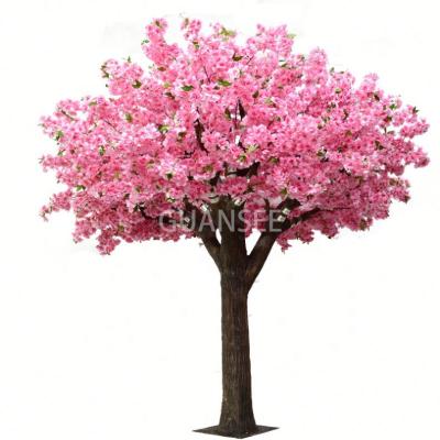 China Eco-Friendly Pink Artificial Cherry Blossom Tree Customized Size Cherry Blossoms Wedding Centerpieces for sale