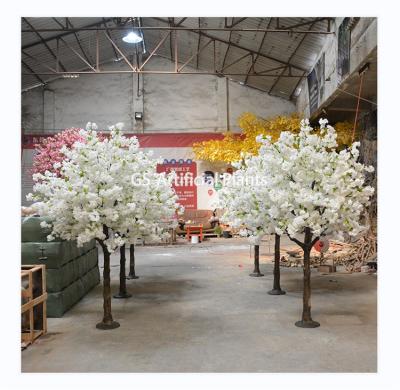 China Large Artificial Tree Wedding Minimalist White Cherry Blossom Customized Indoor Tall Table Centerpieces Decoration Arches Tree For Sale for sale