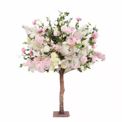 China Artificial Cherry Blossom Minimalist Wedding Table Top for sale