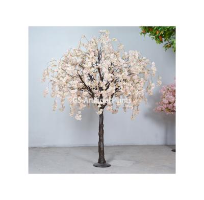 China Artificial Silk Flower Home Decor Minimalist OEM Wedding Centerpieces Plant Cherry Blossom Tree for sale