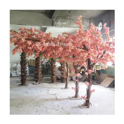 China Eco-friendly Artificial Indoor Wedding Silk Flowers Cherry Blossom Tree Decoration Arches for sale