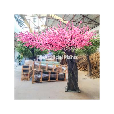 China CLASSIC Cafes and Wholesale Custom Artificial Tree Wedding Cafes Event Decoration Peach Blossom Indoor for sale