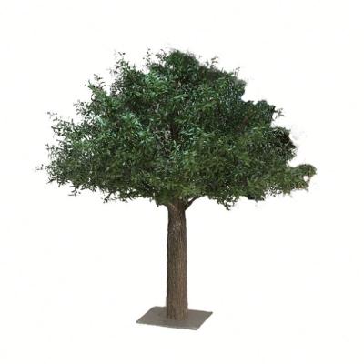 China Eco-friendly High Back Fiberglass Green Leaves Olive Tree Decorative Artificial Olive Tree For Sale for sale